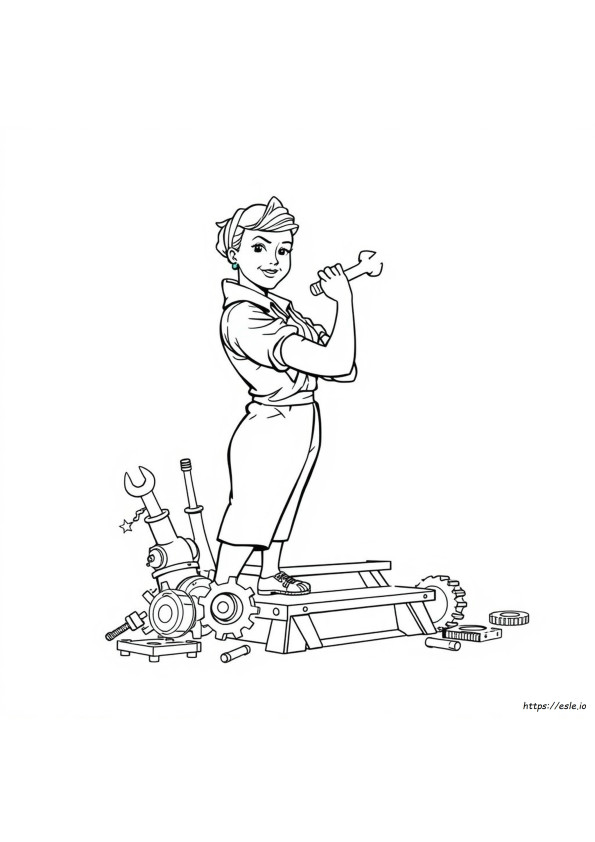 Rosie Para Colorir