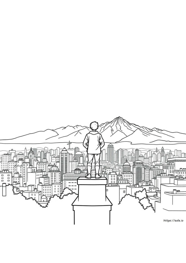 Santiago Para Colorir
