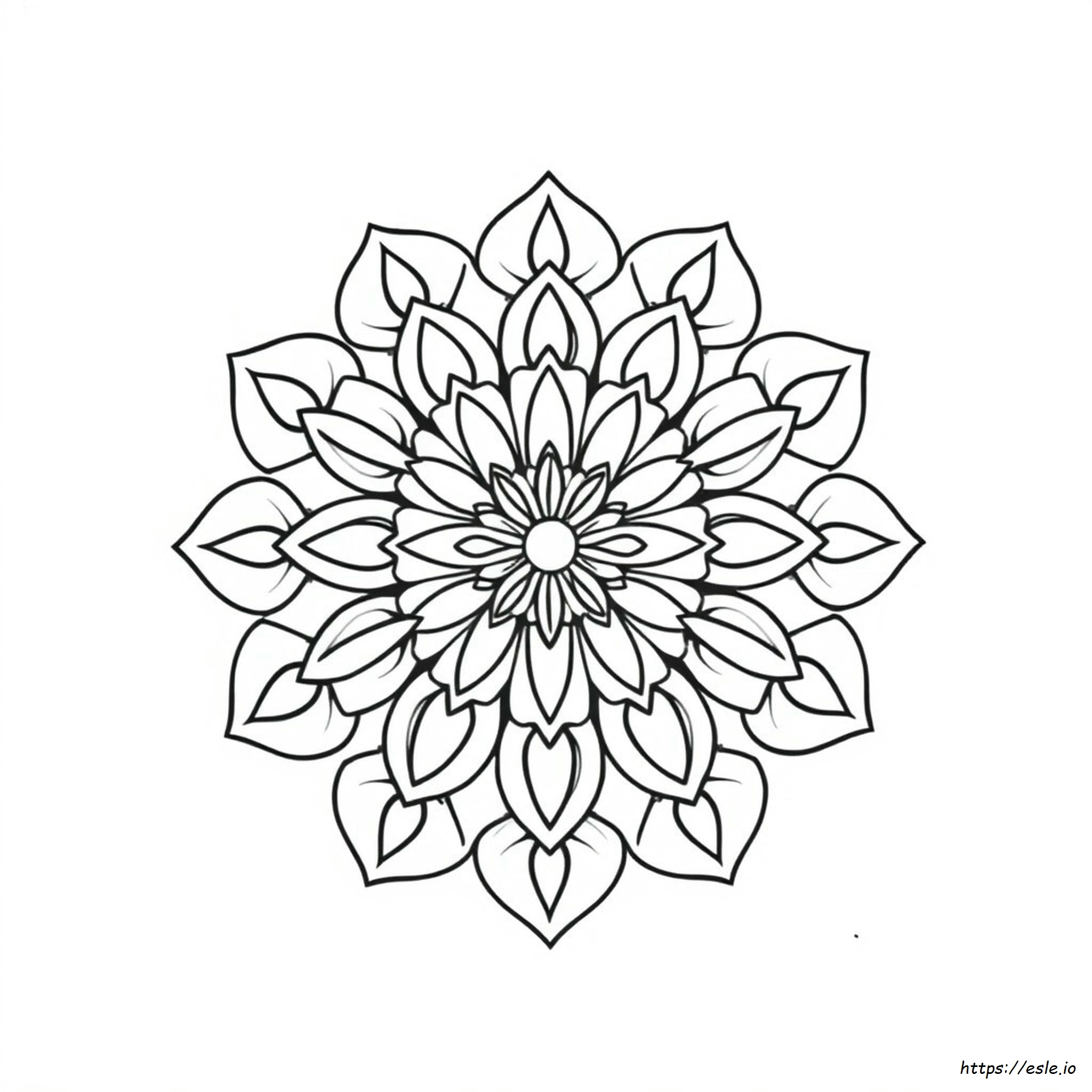 Flor De La Vida Para Colorear