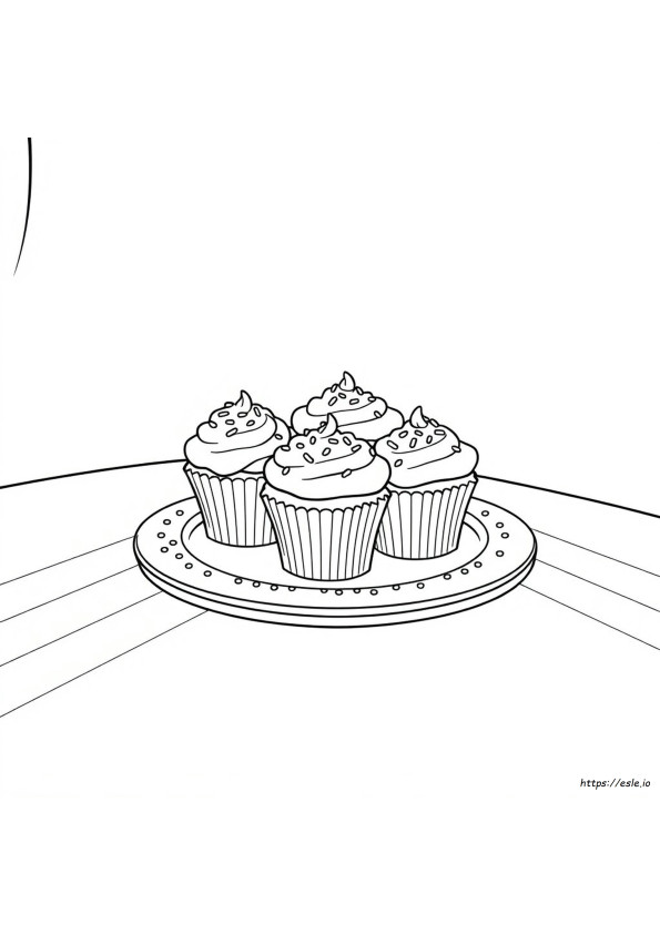 Gambar Mewarnai Kue Mangkok
