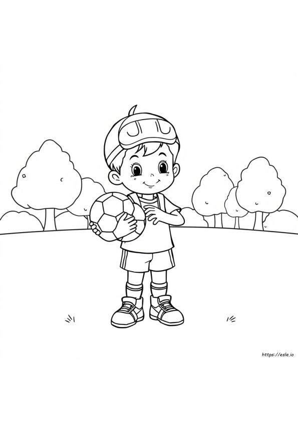 Olahraga Gambar Mewarnai Untuk Prasekolah