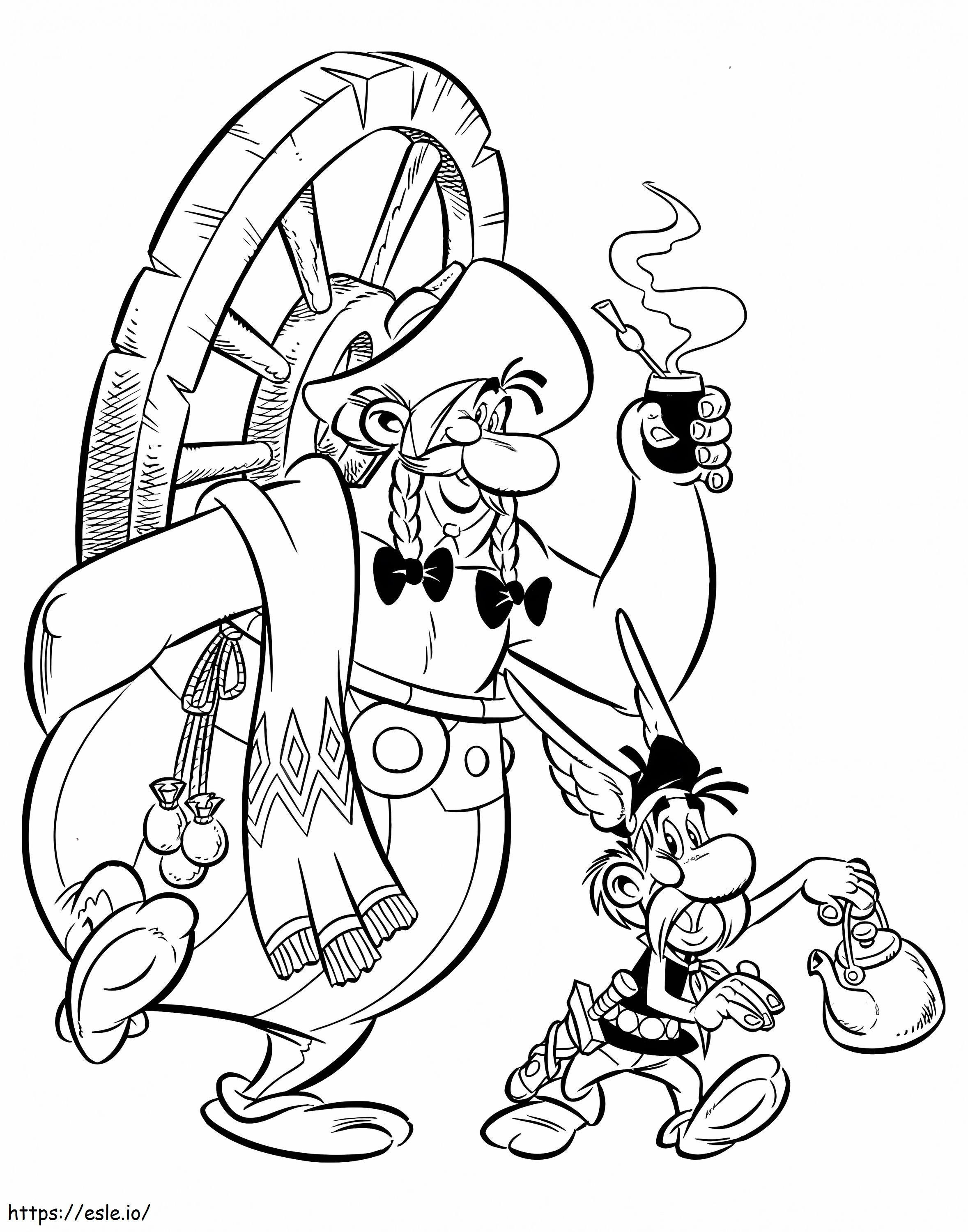  Cartoon S para crianças Asterix e Obelixdf5B para colorir