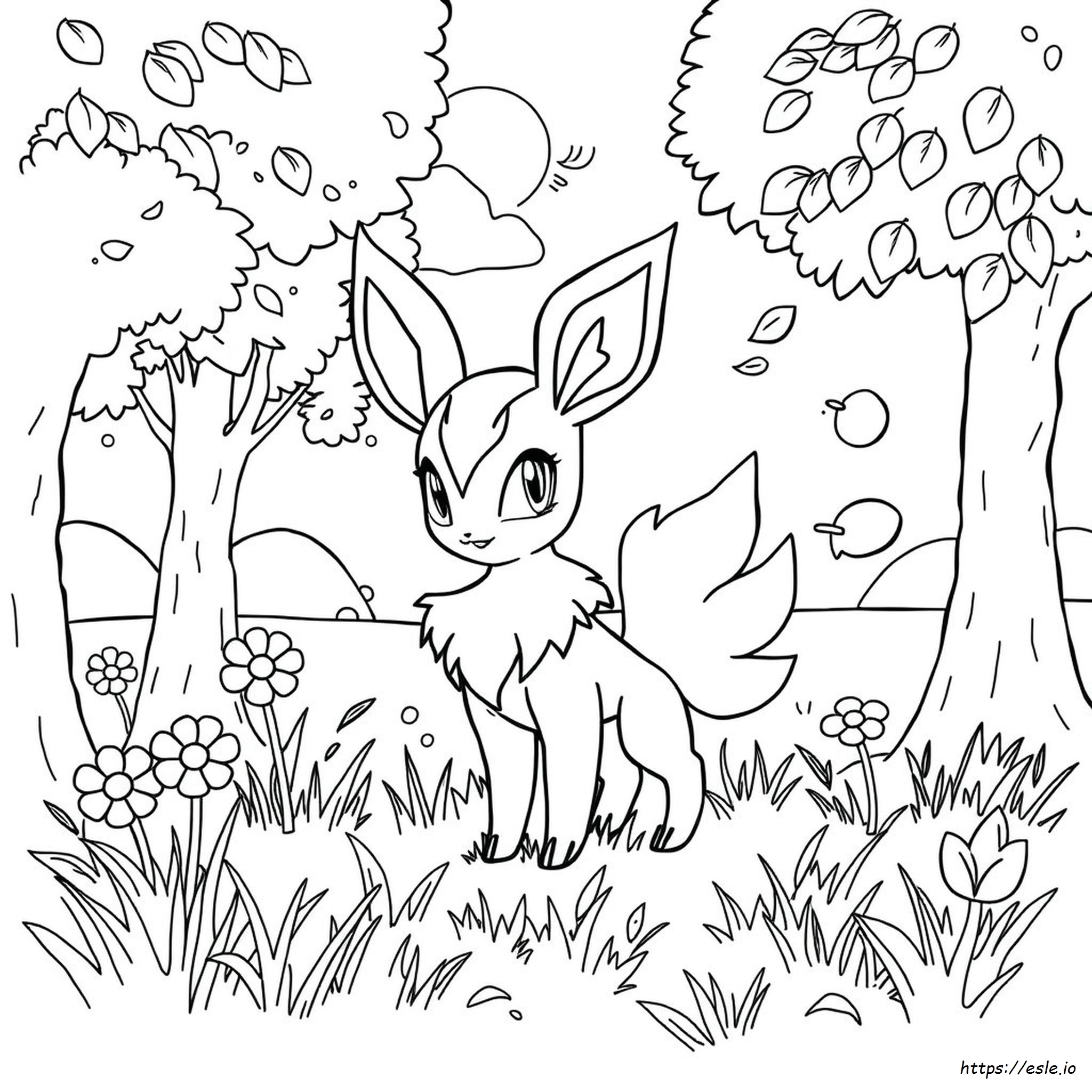 Dibujos Para Colorear De Pokémon Leafeon