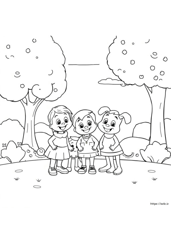 Didi Ja Ystävät Värityskuvat