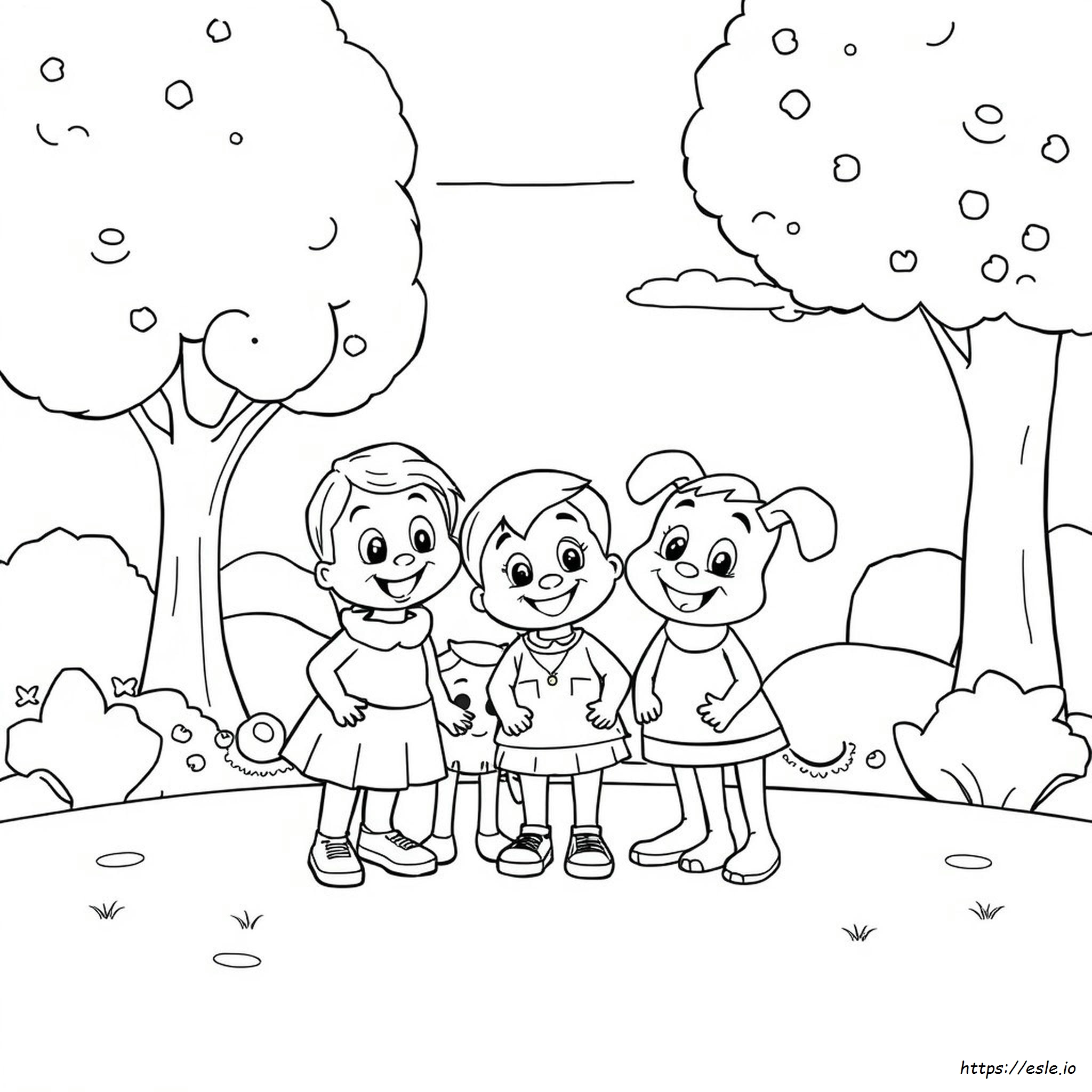 Didi & Friends Coloring Pages
