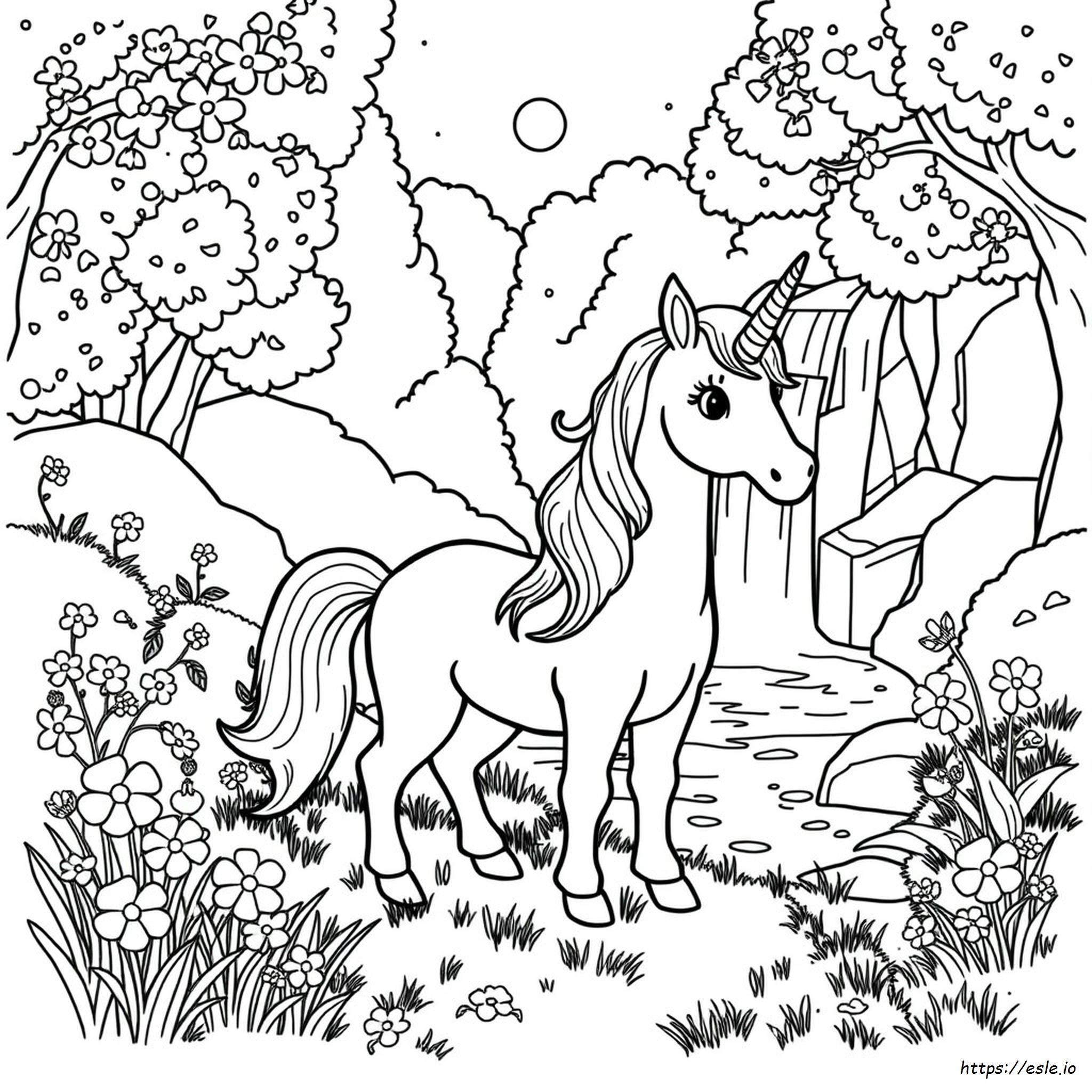 Bonitos Dibujos De Unicornios Para Colorear Para Adultos
