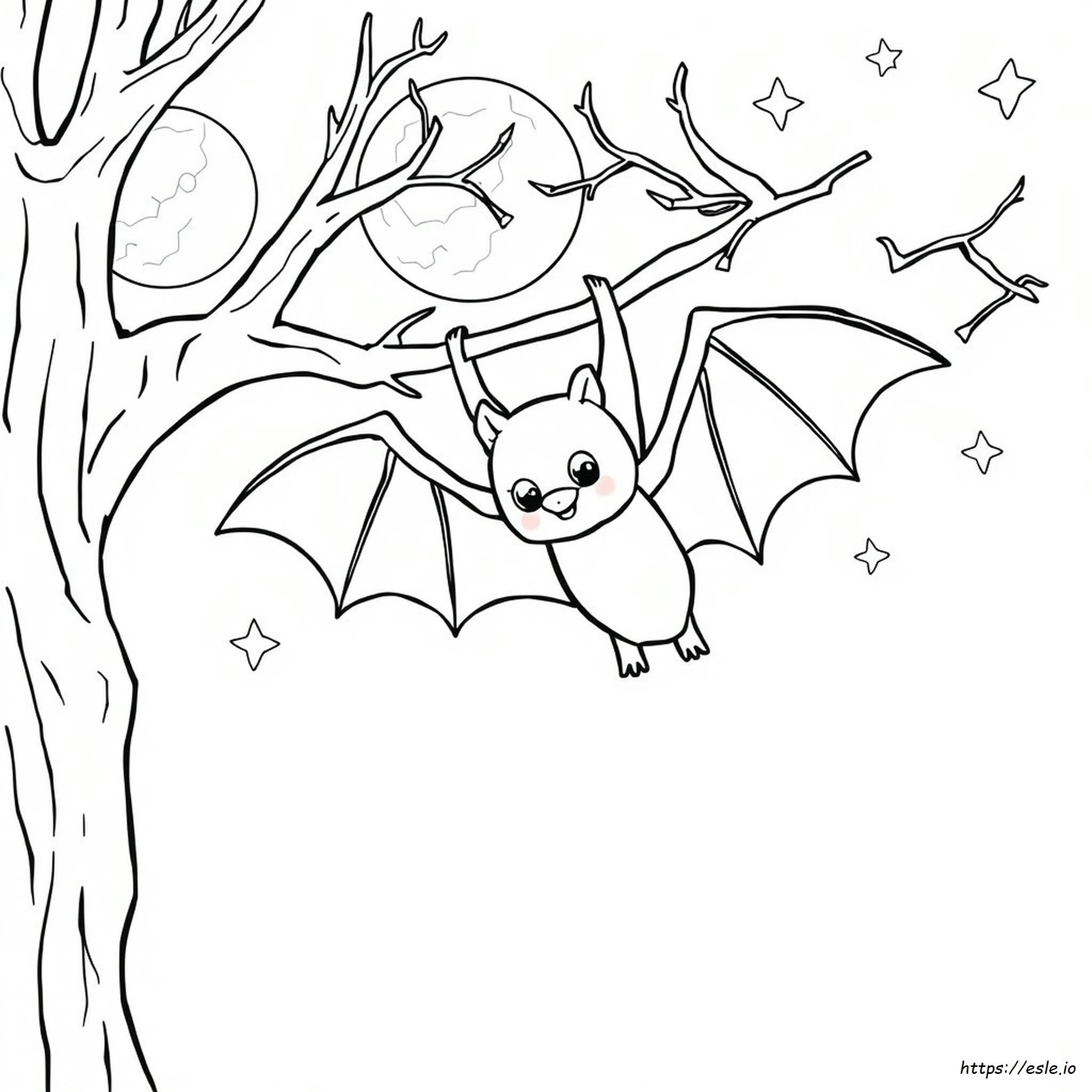 Pipistrello Da Colorare