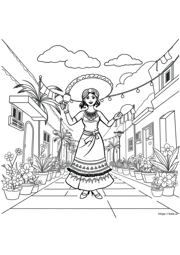 Mexican Coloring Pages
