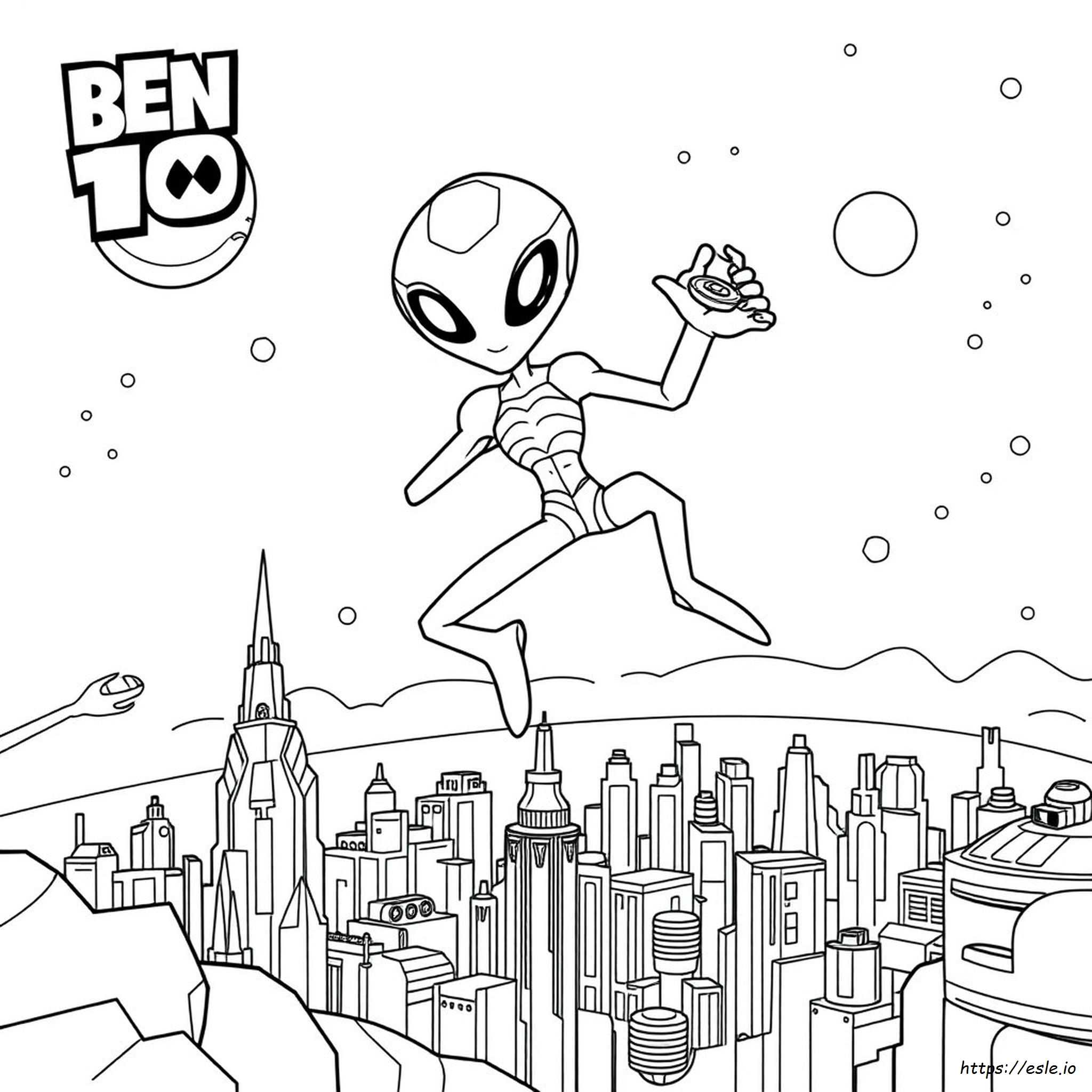Printable Ben 10 Omniverse Coloring Pages