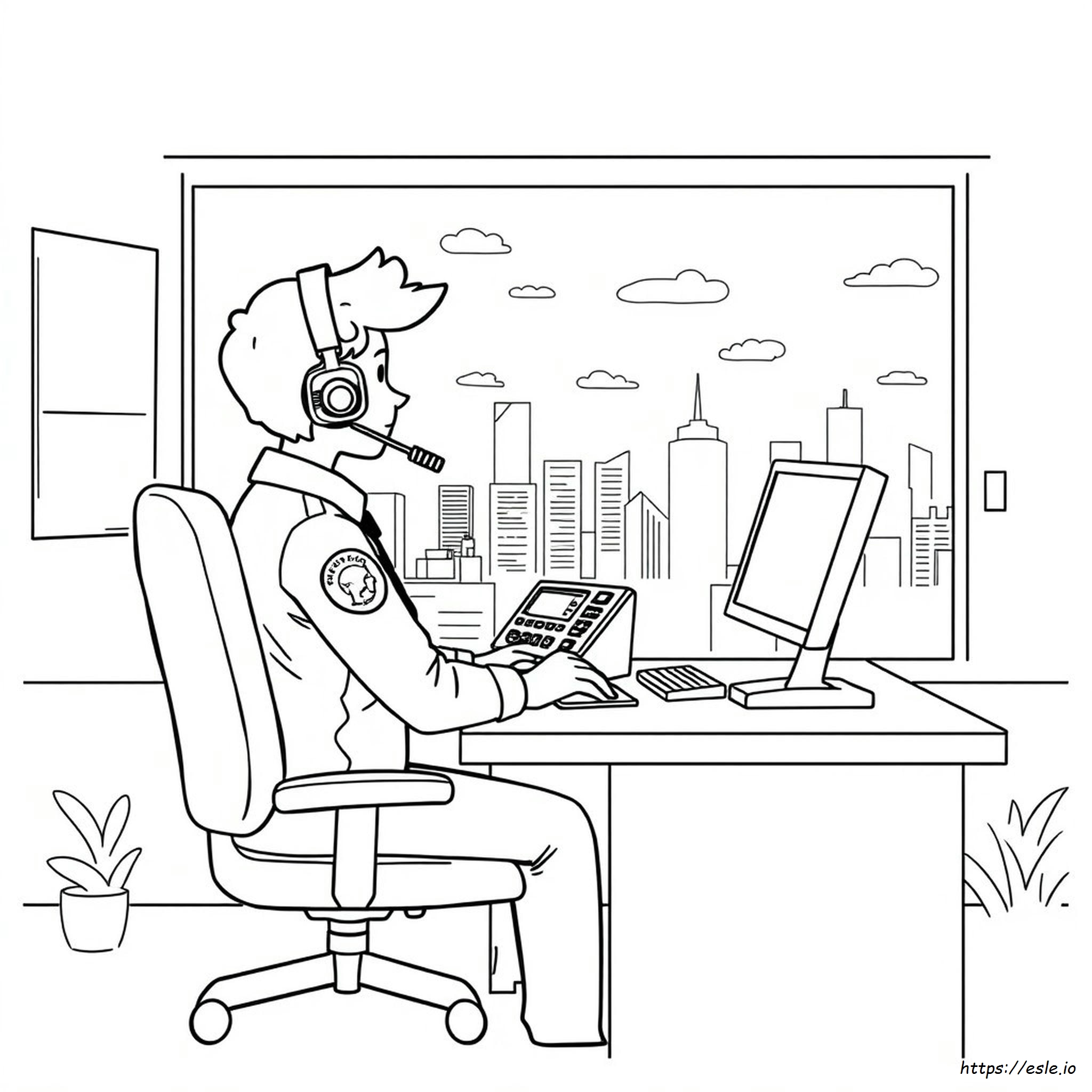 Disegni Da Colorare Del Dispatcher