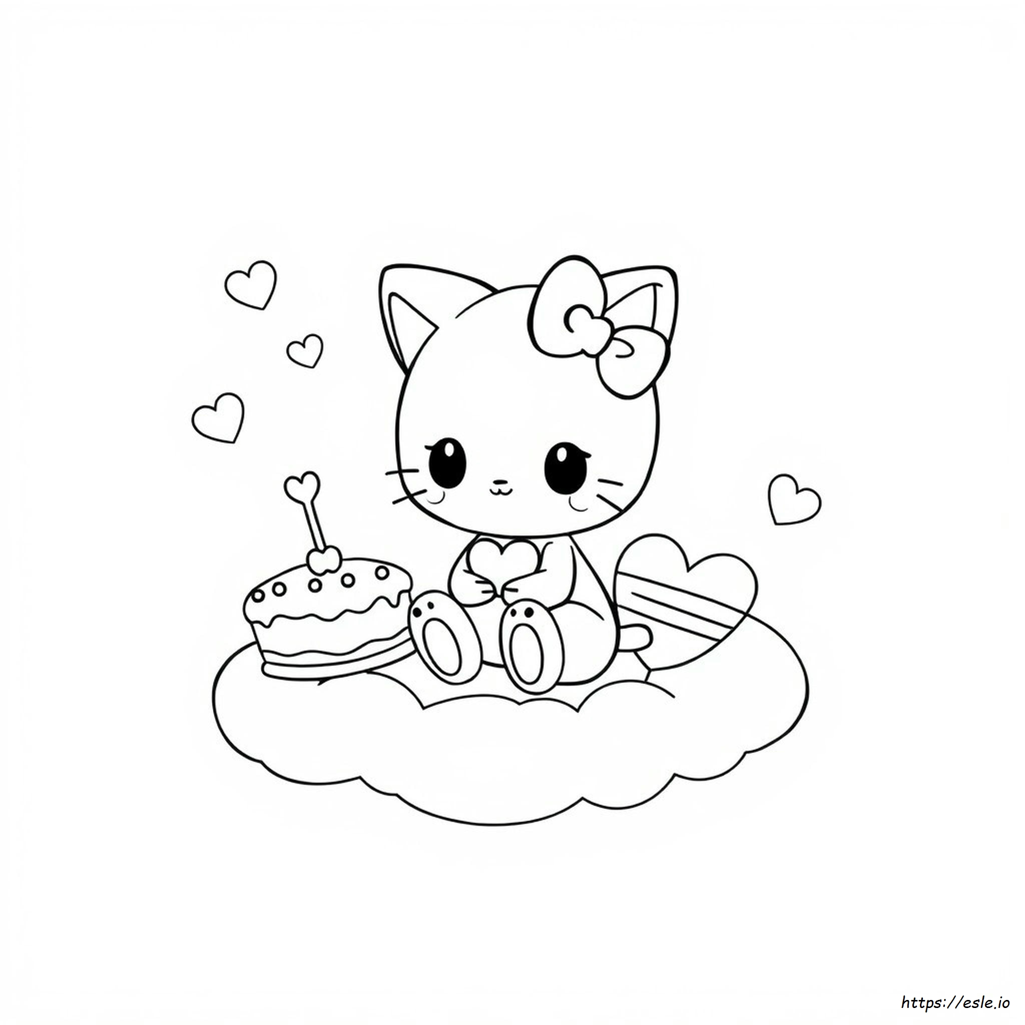 Hello Kitty Y My Melody Para Colorear