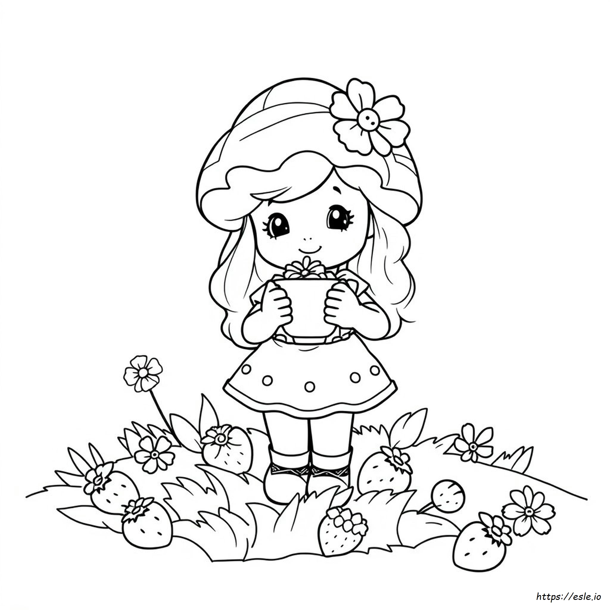 Strawberry Shortcake Coloring Book