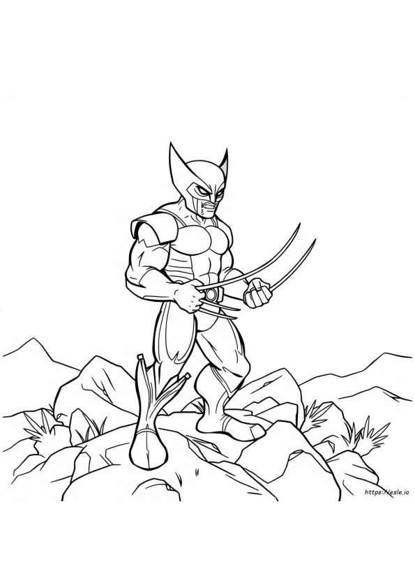 Wolverine Da Colorare E Stampare Gratis