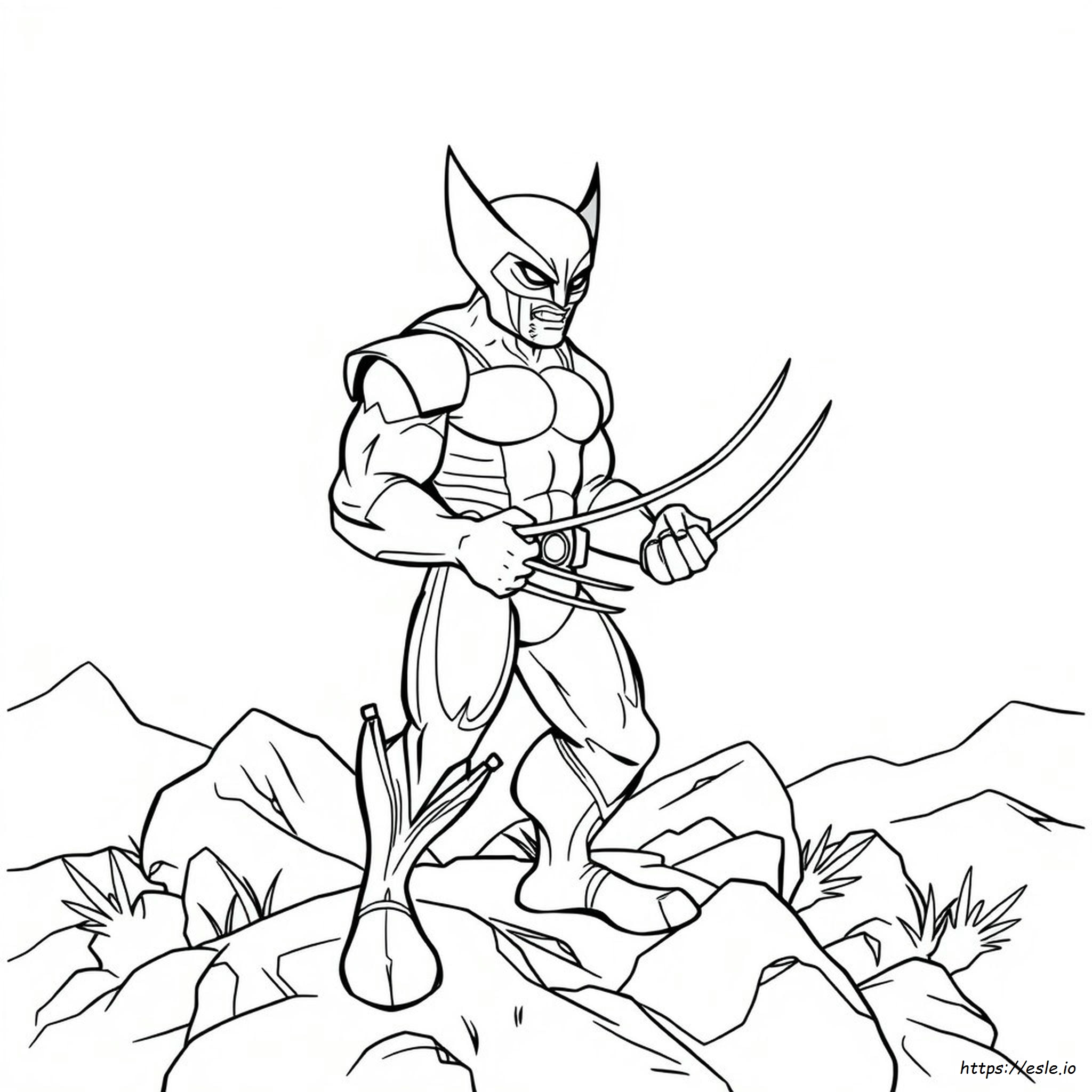 Wolverine Da Colorare E Stampare Gratis