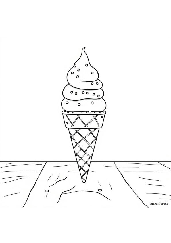 Cono Gelato Da Colorare