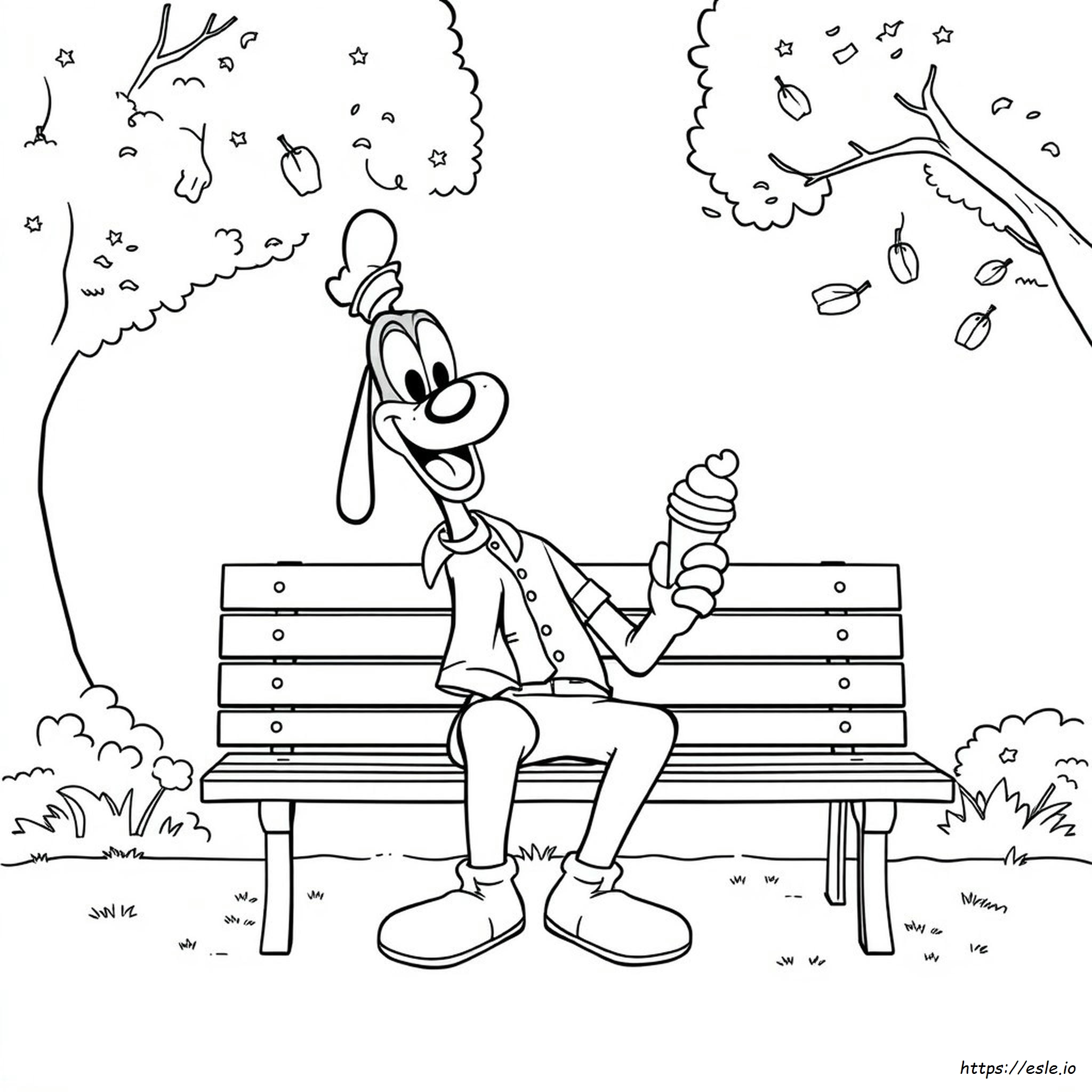 Kolorowanki Goofy