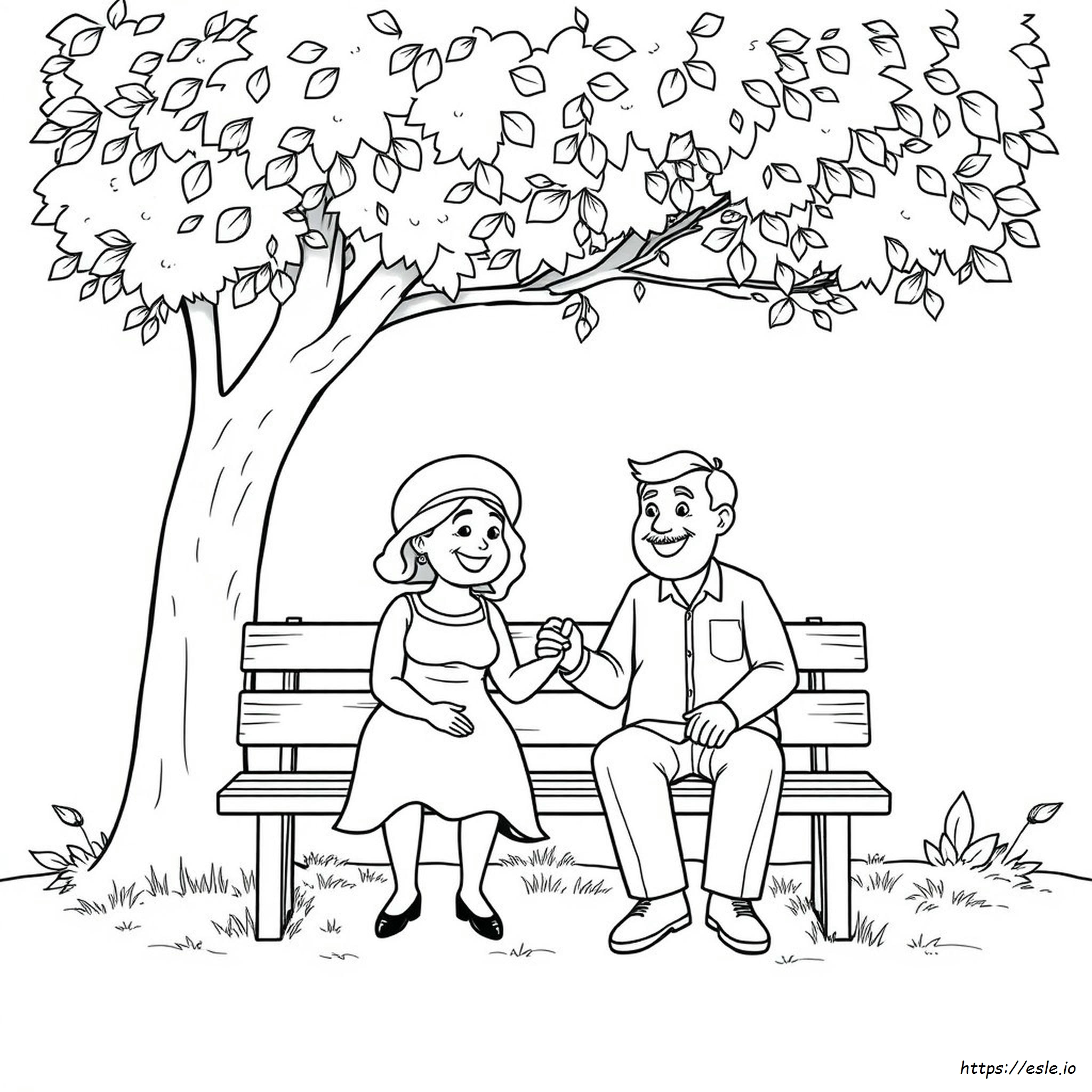 Zia E Zio Disegni Da Colorare