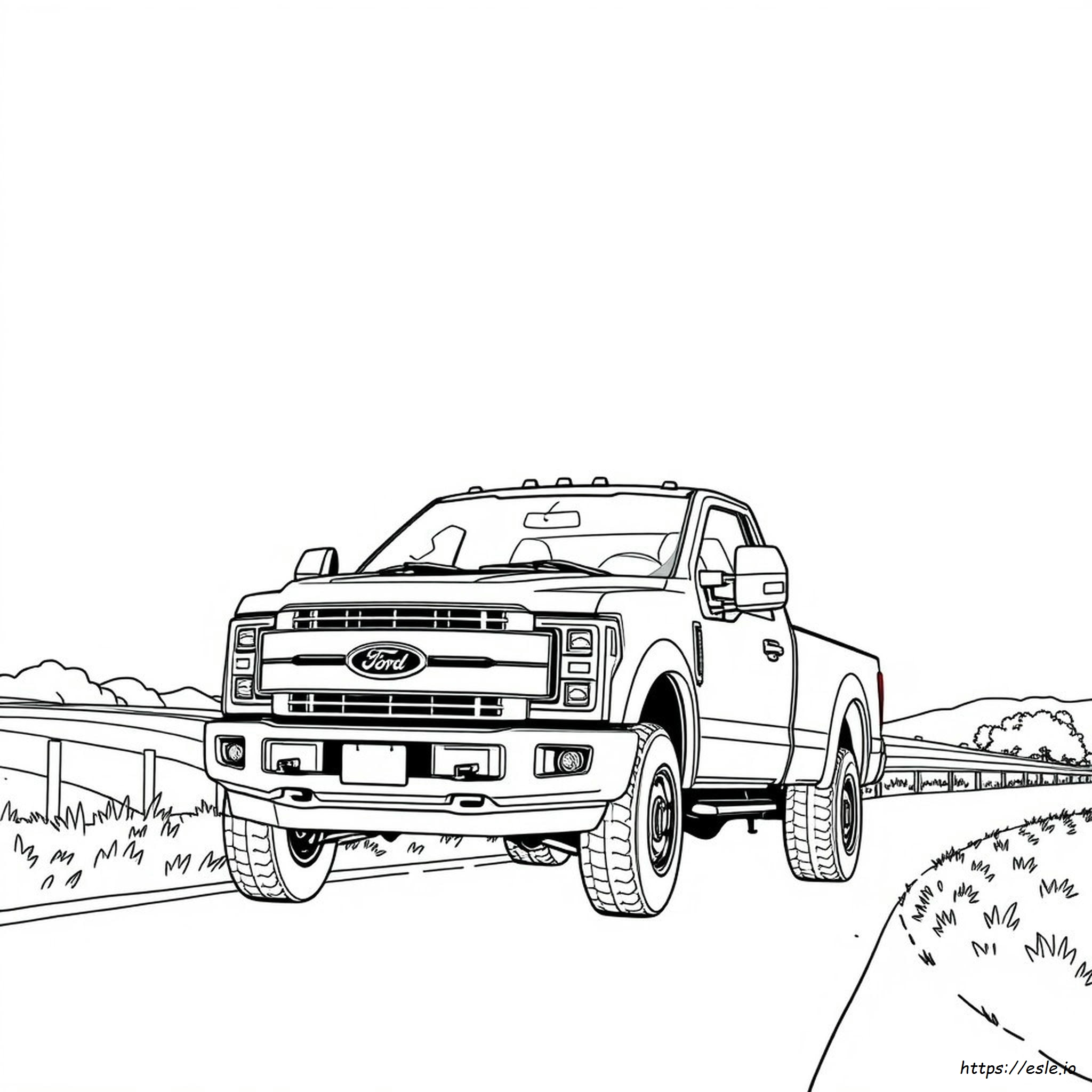 Camionetas Ford Para Colorear