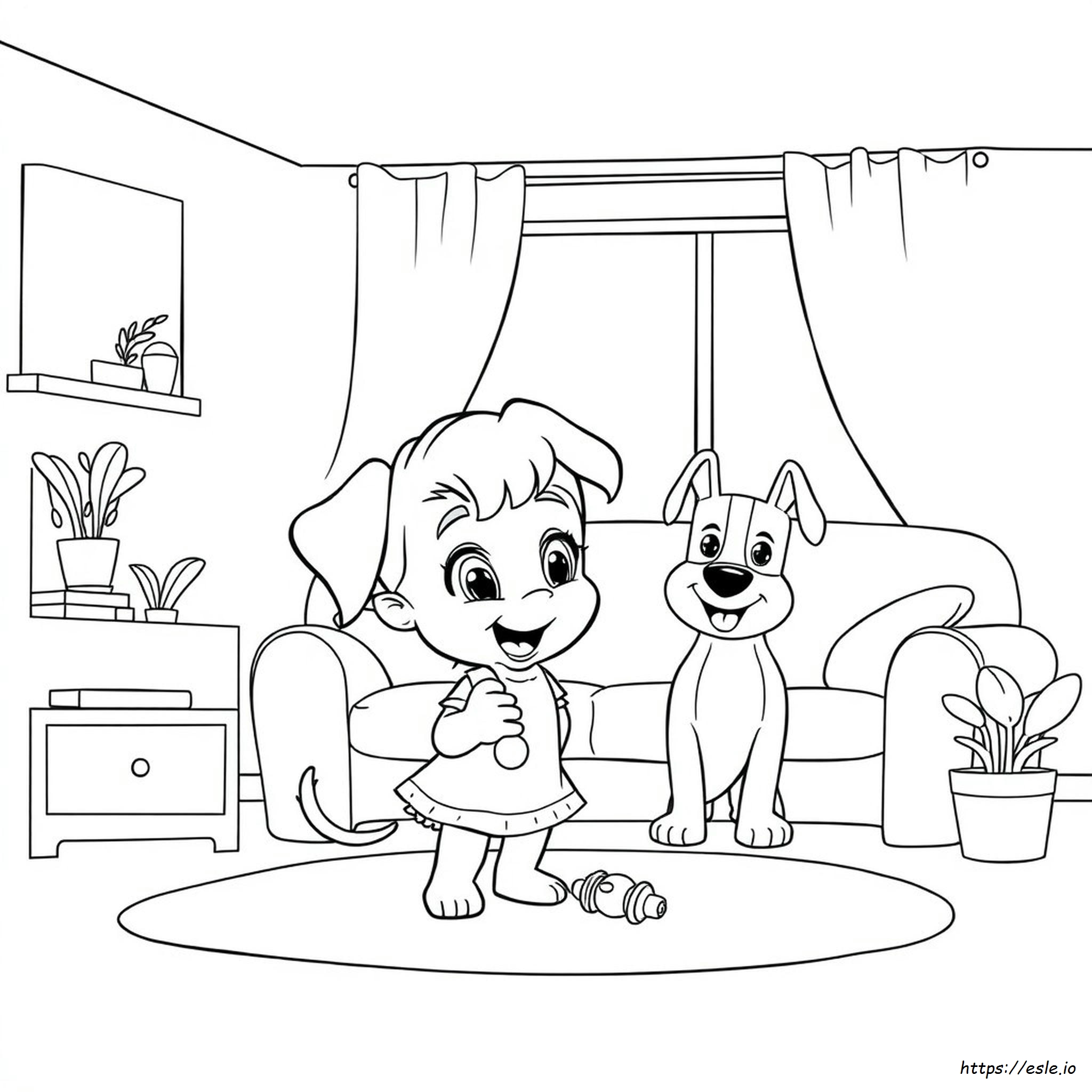 Coco Di Bluey Da Colorare
