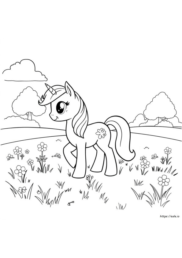 Gambar Mewarnai My Little Pony Untuk Dicetak