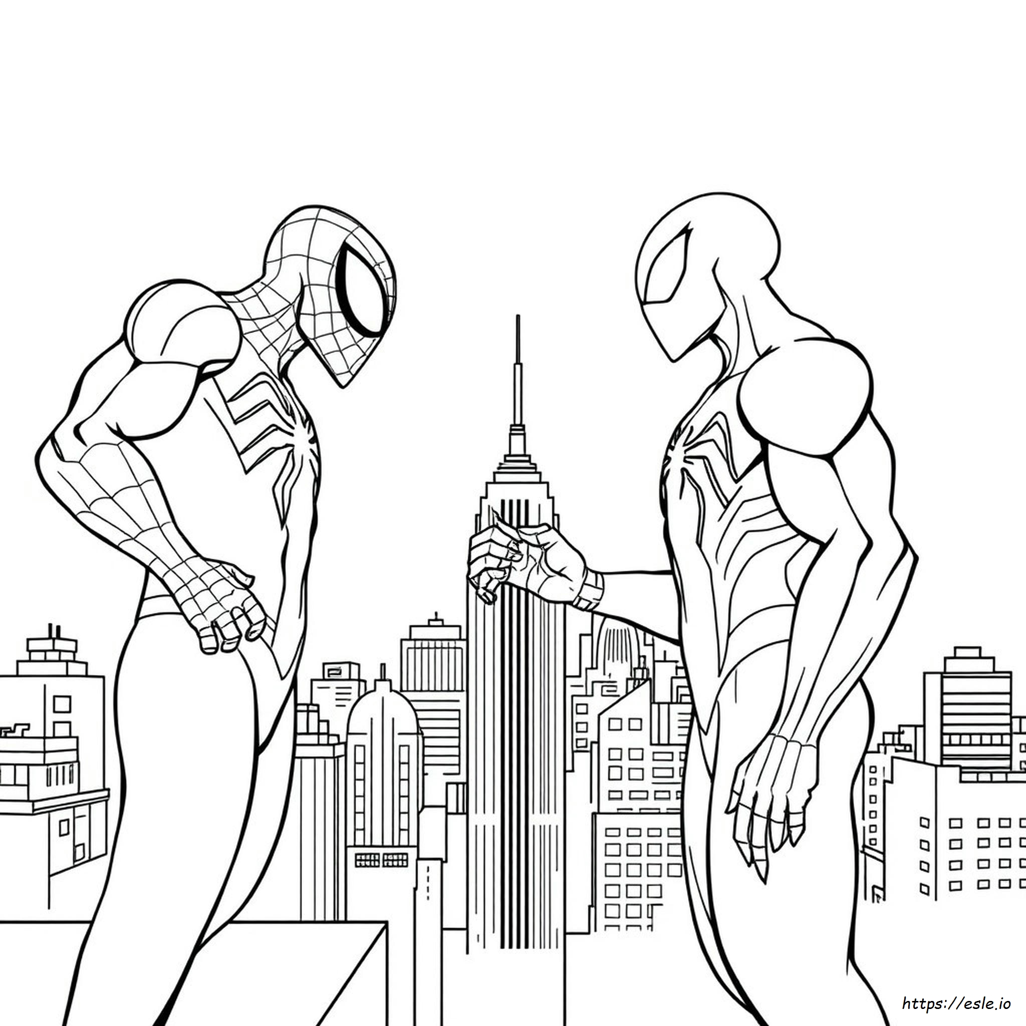 Spider Man Venom Ausmalbilder Zum Ausdrucken