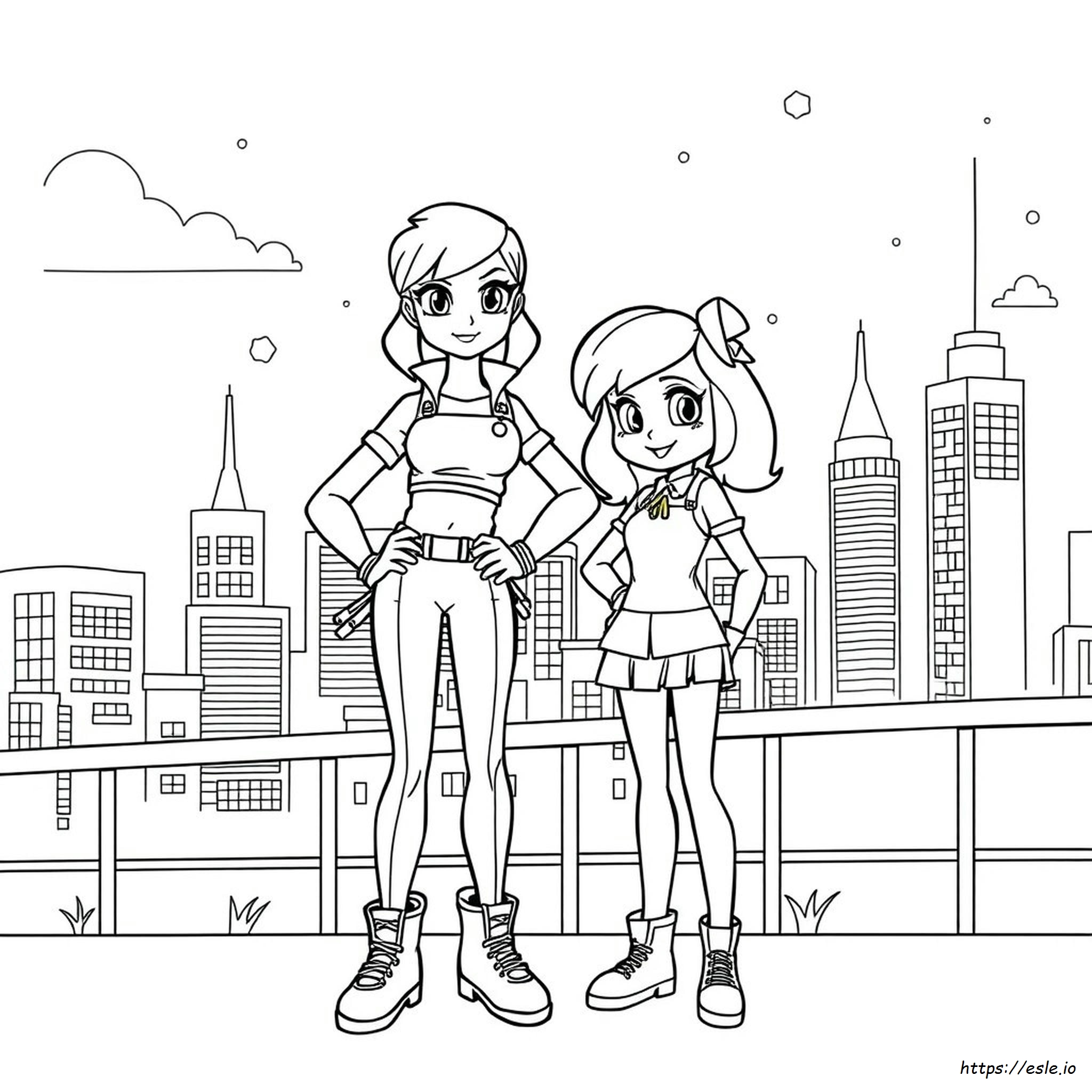 Printable Marinette Coloring Pages
