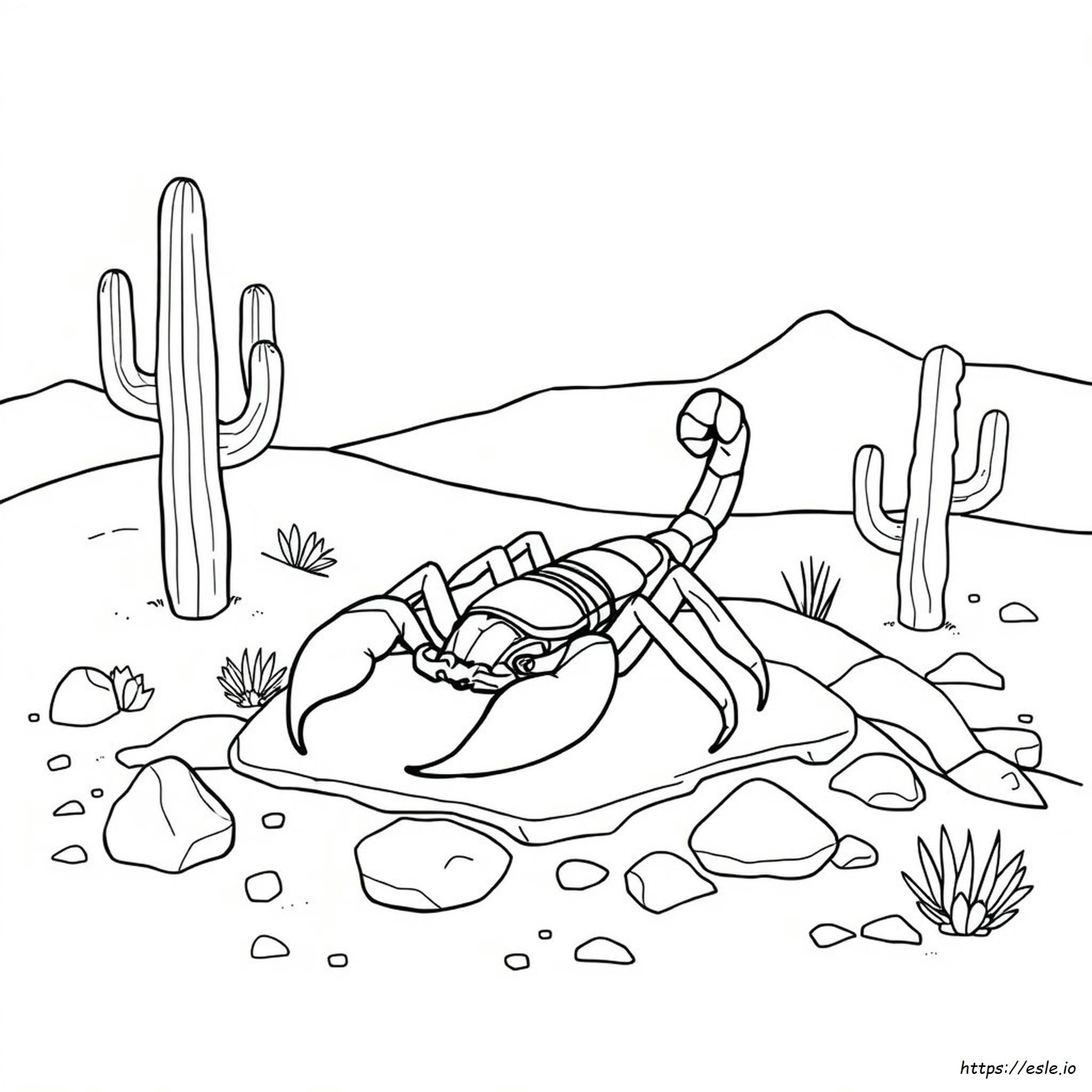 Scorpione Da Colorare