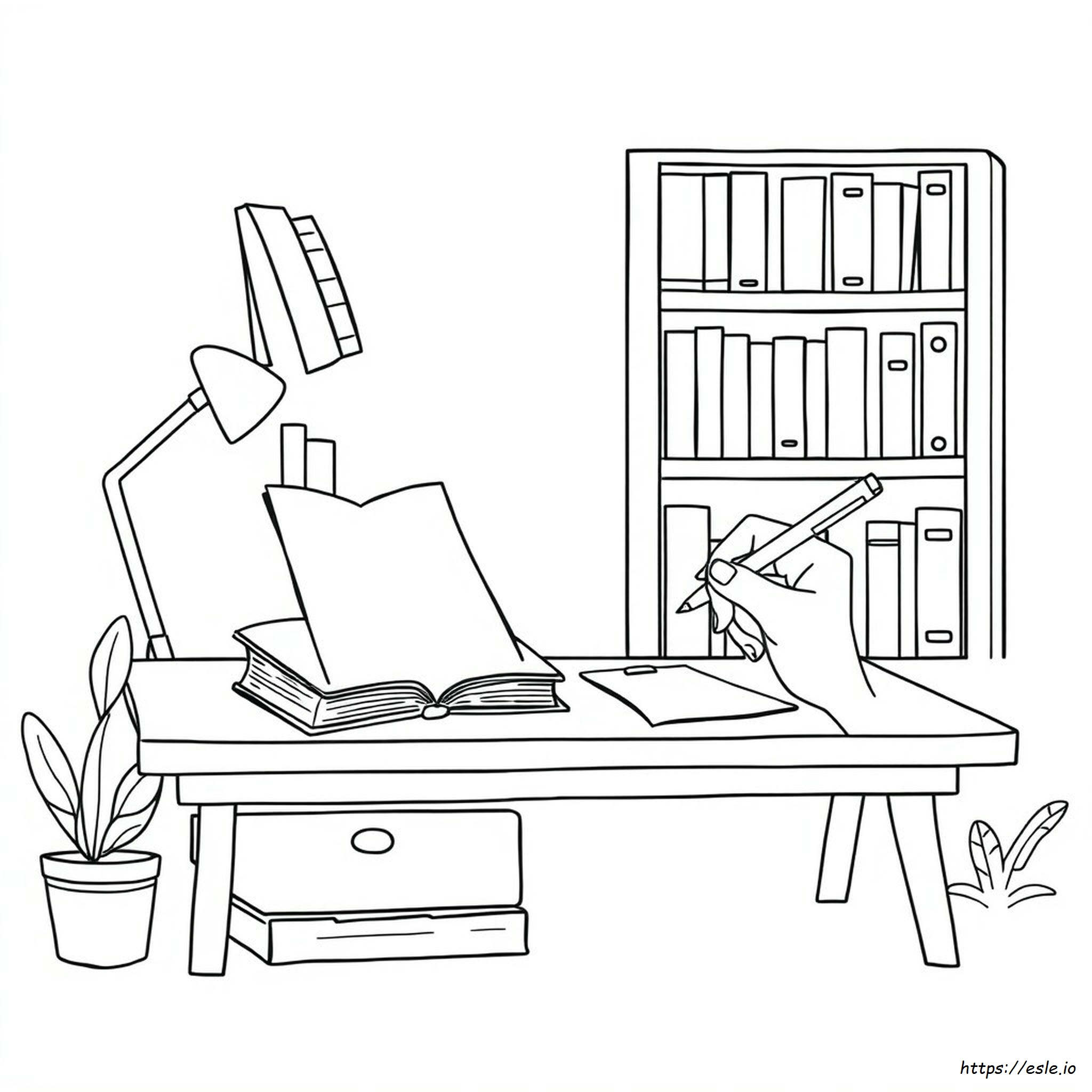 Book Care Coloring Page