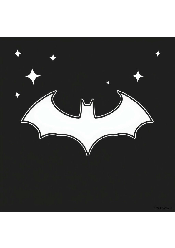 Coloriage Gratuit À Imprimer Du Logo Batman