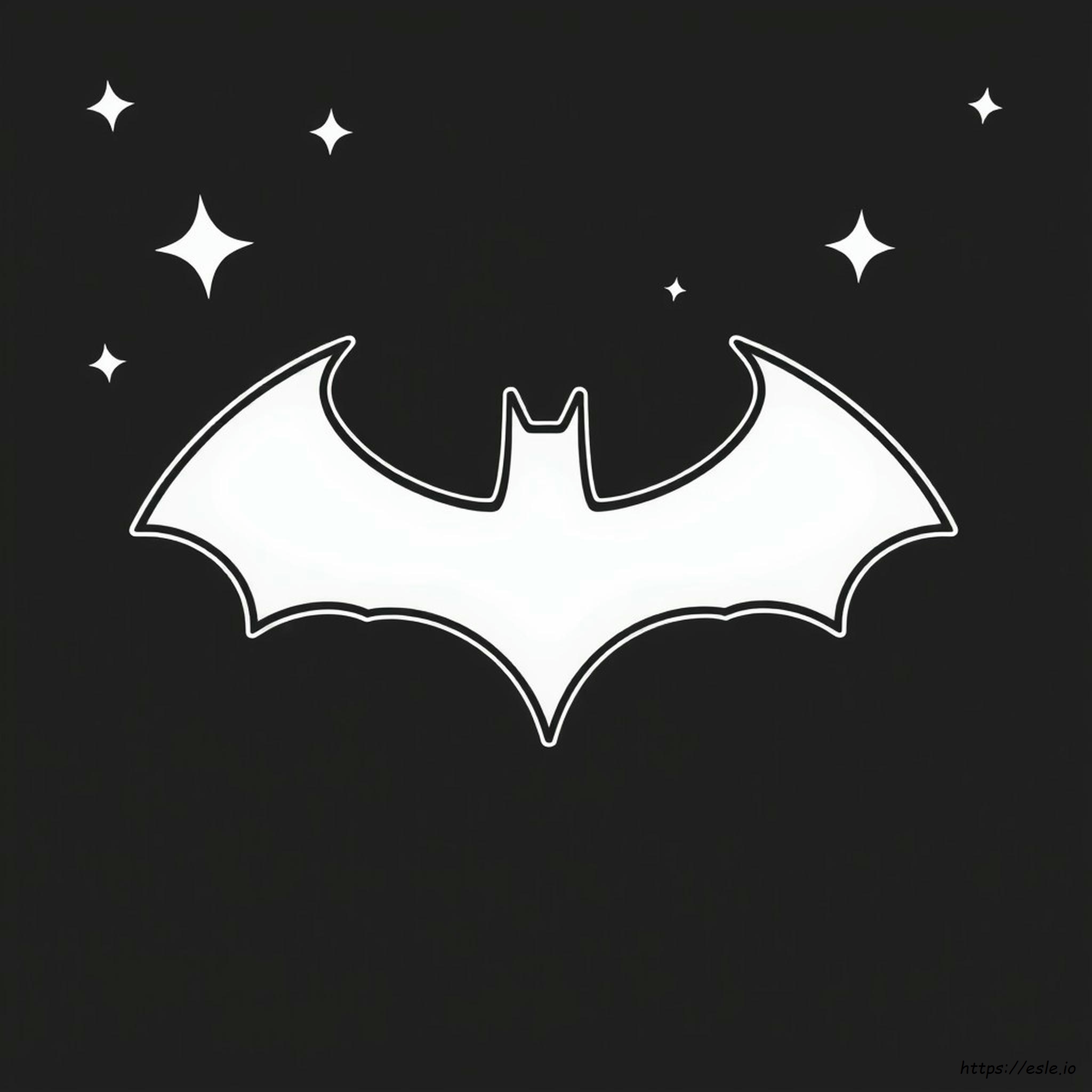 Free Printable Batman Logo Coloring Pages
