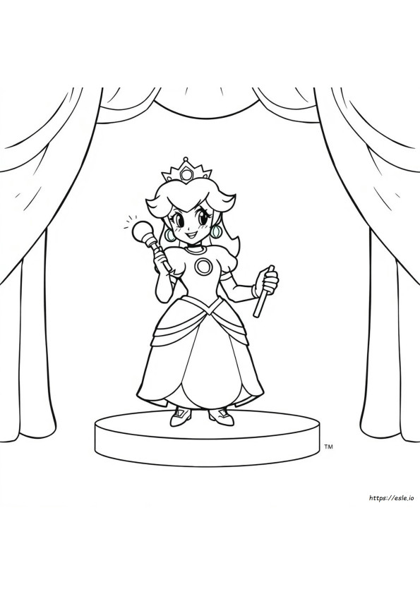Disegni Da Colorare Di Princess Peach Showtime