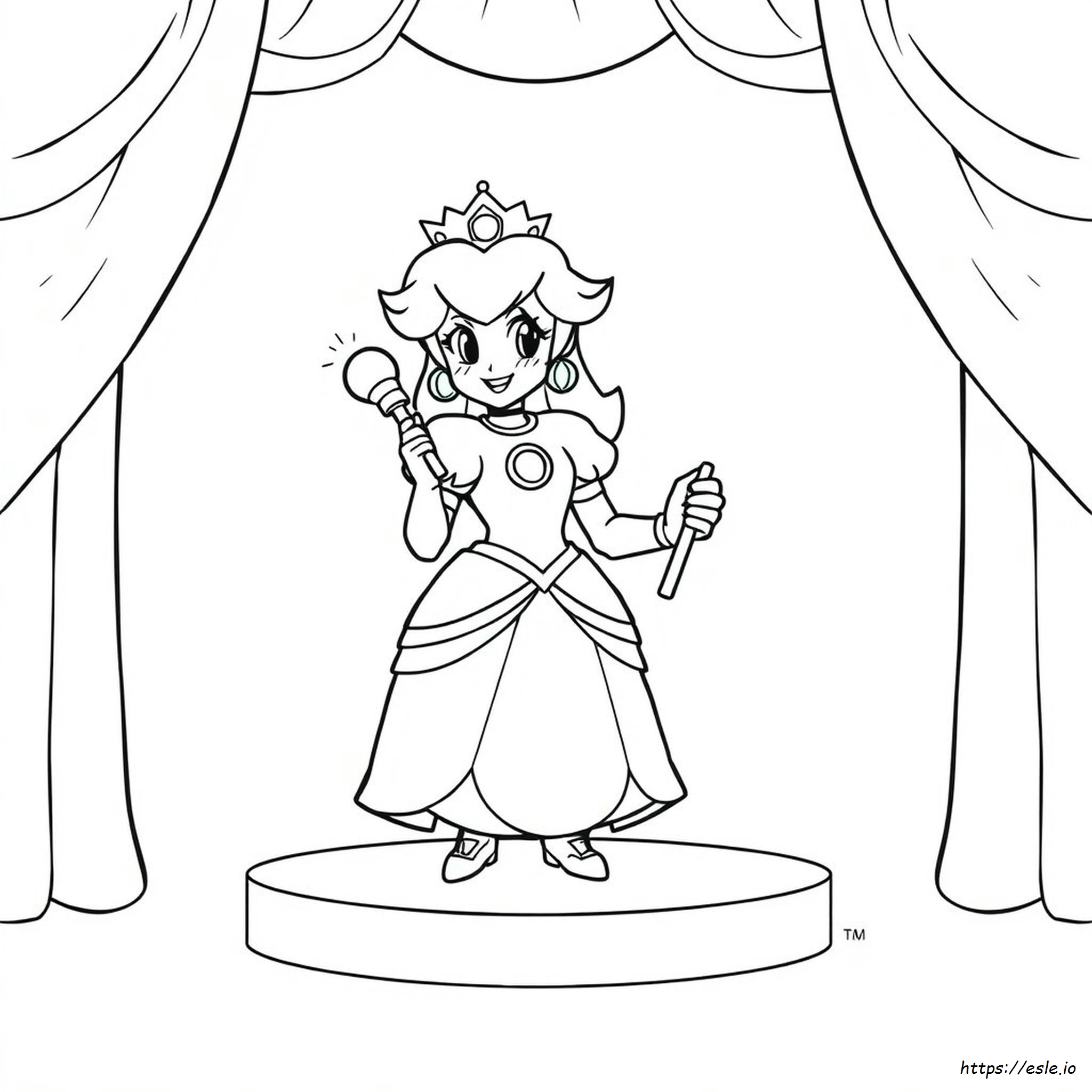 Prinzessin Peach Showtime Ausmalbilder