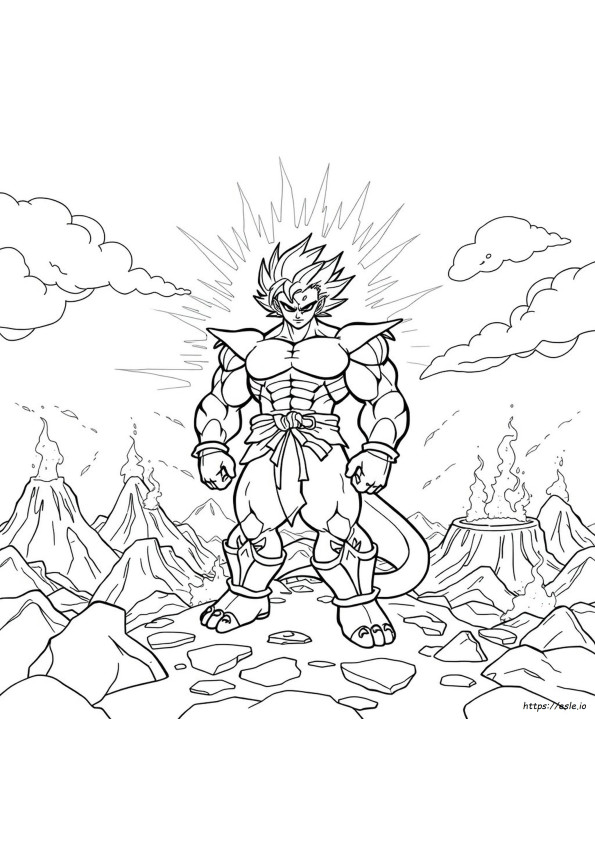 Broly Színező Oldalai