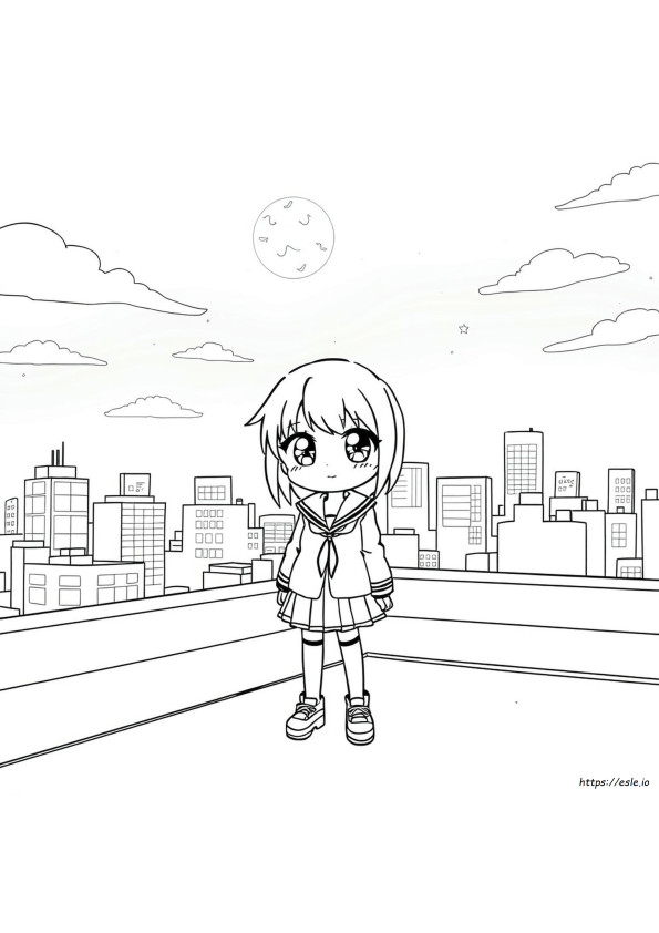 Gambar Mewarnai Mata Anime