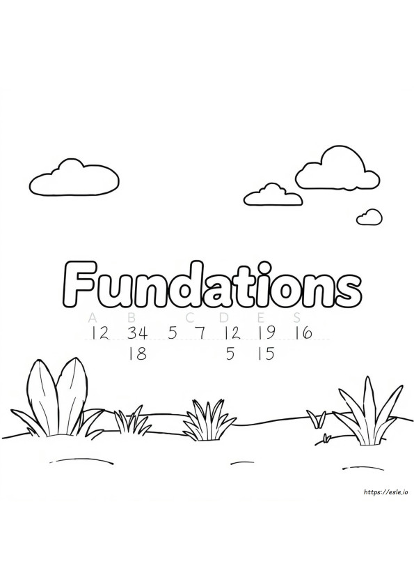 Halaman Mewarnai Fundations