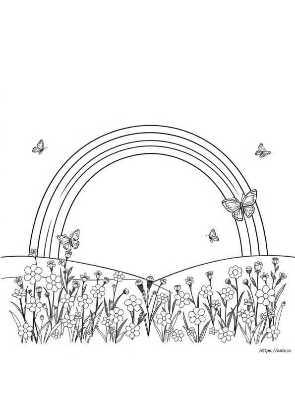 Clipart Curcubeu De Colorat