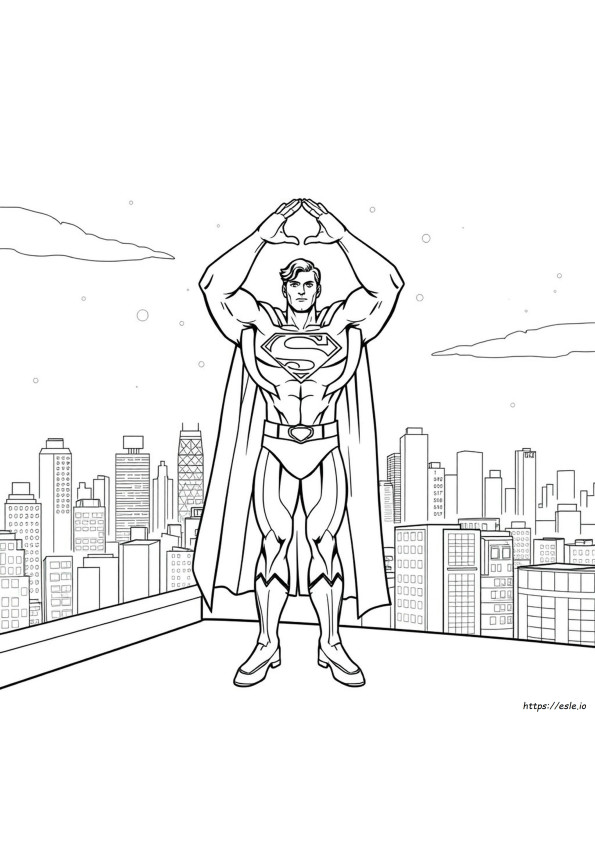 Man Of Steel Coloring Pages