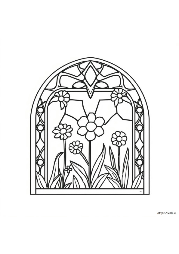 Vitray Pencere Boyama