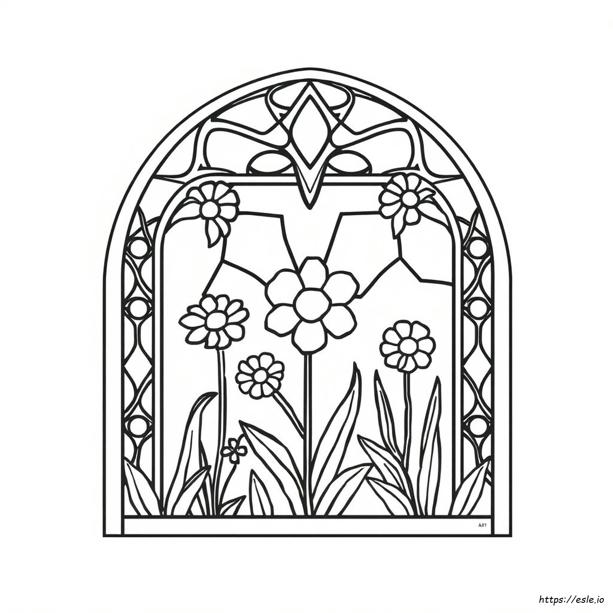 Stained Glass Window Colouring