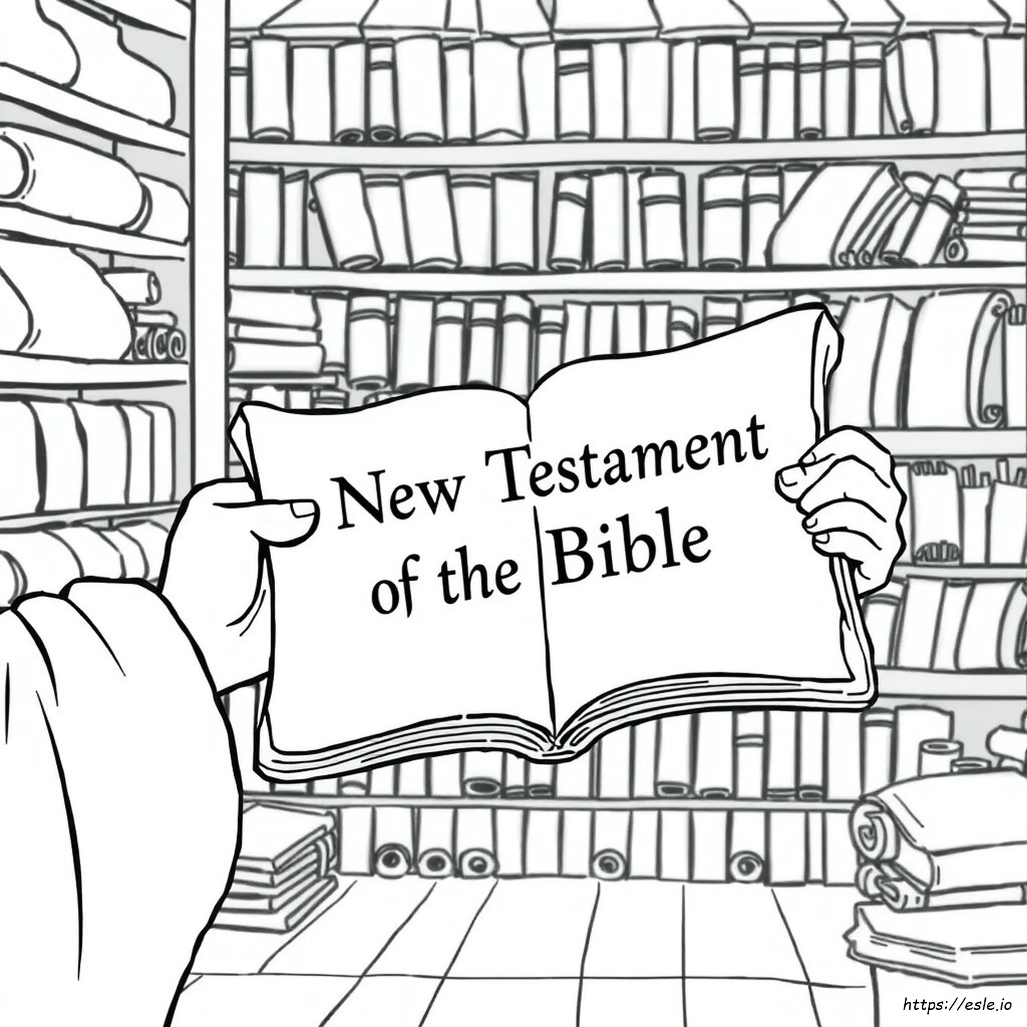 Libros Del Nuevo Testamento De La Biblia Para Colorear