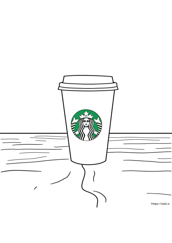 Gambar Mewarnai Gelas Starbucks