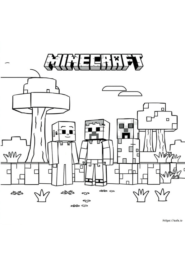 Mincraft Colouring