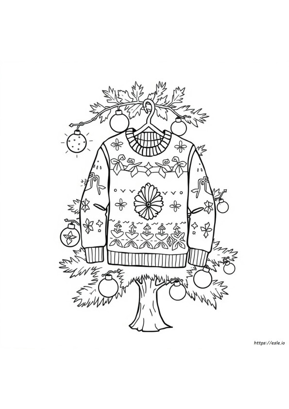 Gambar Mewarnai Sweater Jelek