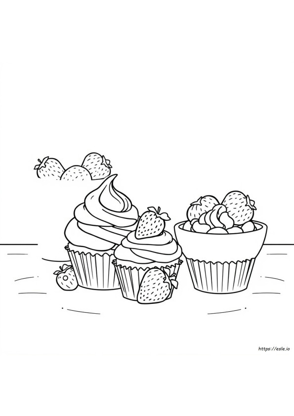 Makanan Manis Lucu Gambar Mewarnai