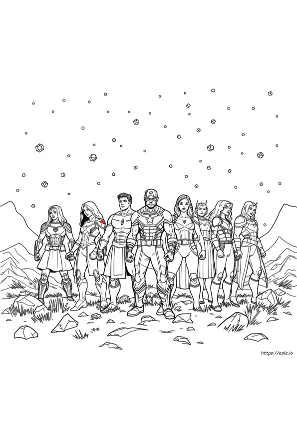 Marvel Avengers Infinity War Disegni Da Colorare