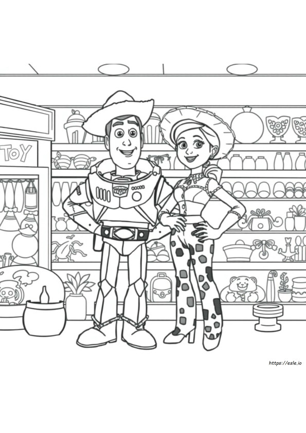 Toy Story 2 Colouring Pages
