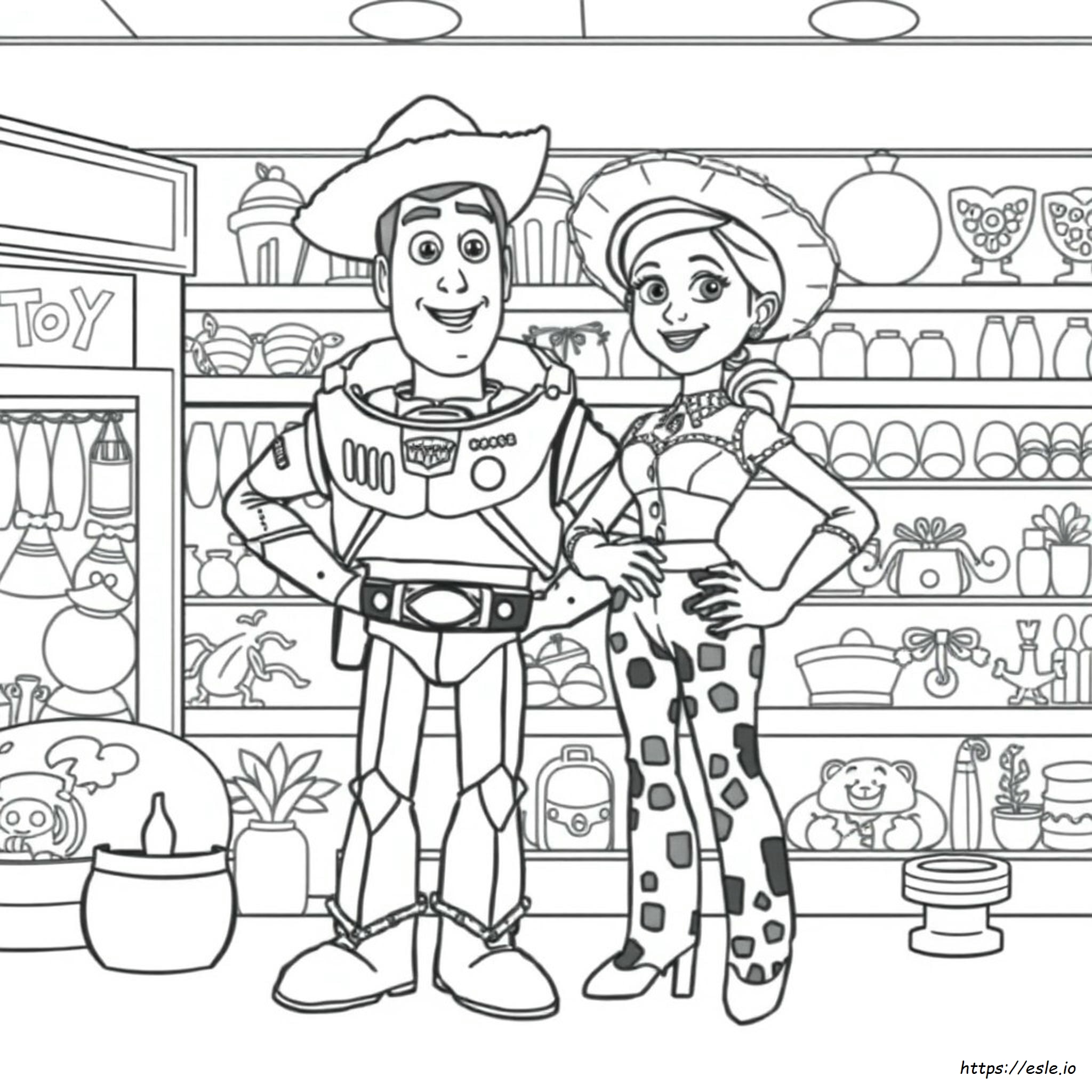Toy Story 2 Colouring Pages