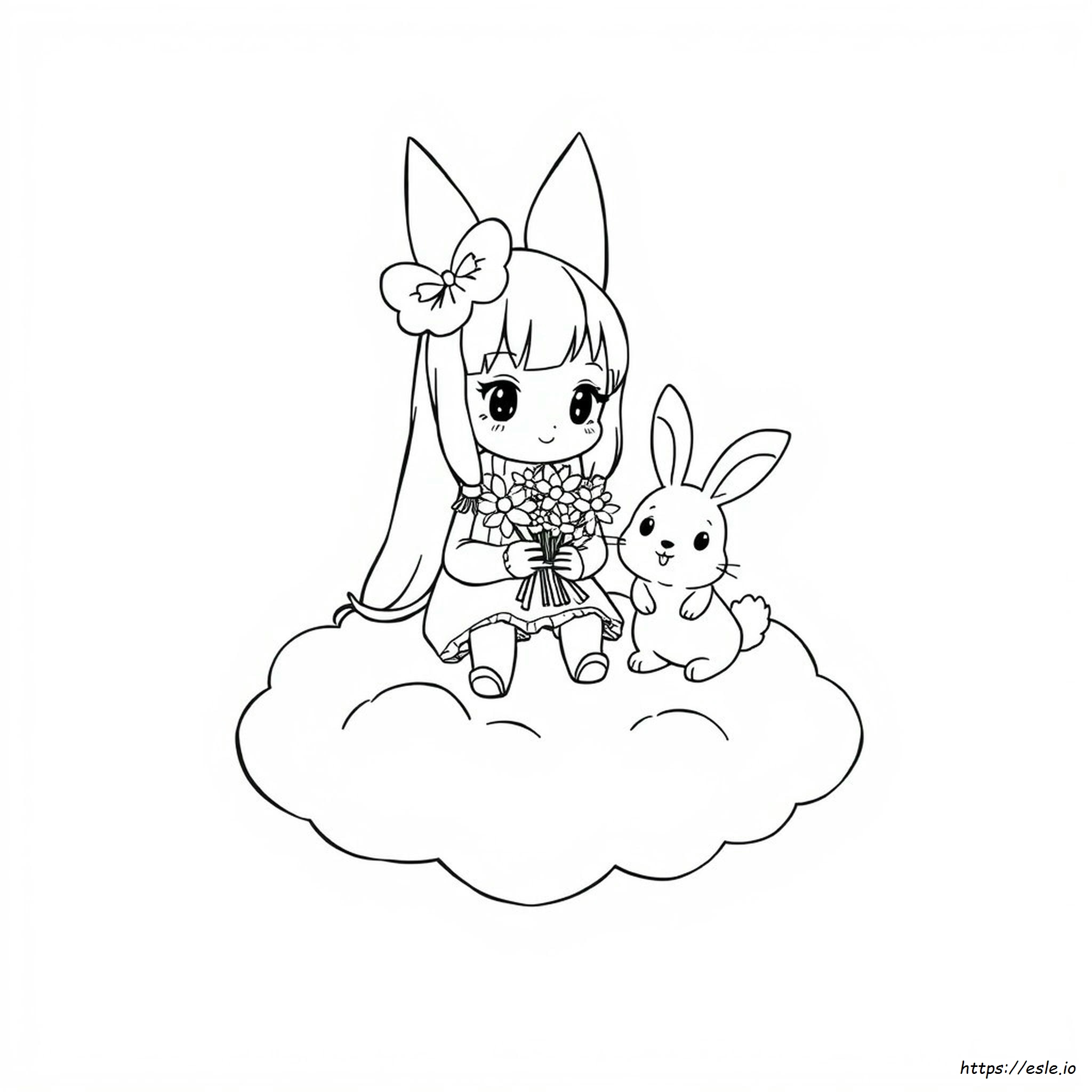 Gambar Kuromi Coloring