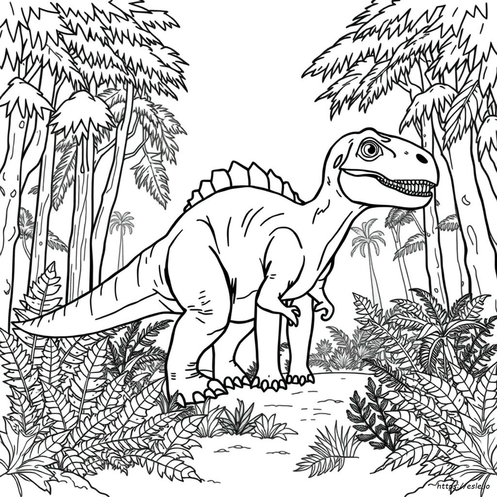 Jurassic World Giganotosaurus Para Colorear