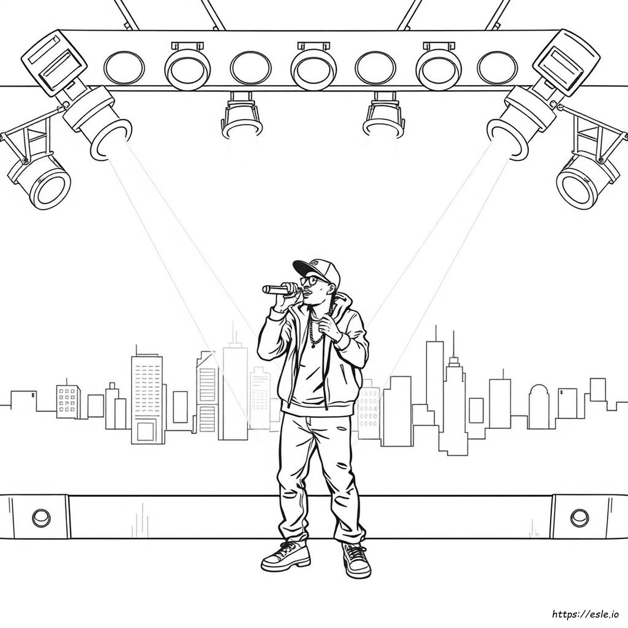 Dibujos De Hip Hop Para Colorear